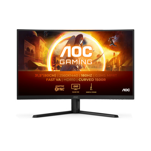 AOC 32" QHD Curved Gaming Monitor